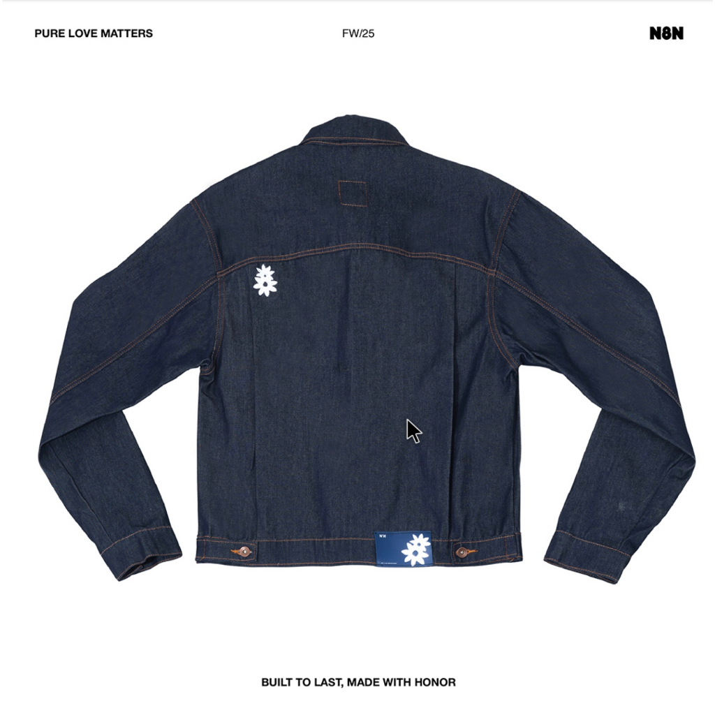 N8N Studio Trucker Jacket — Deep Indigo (Men)