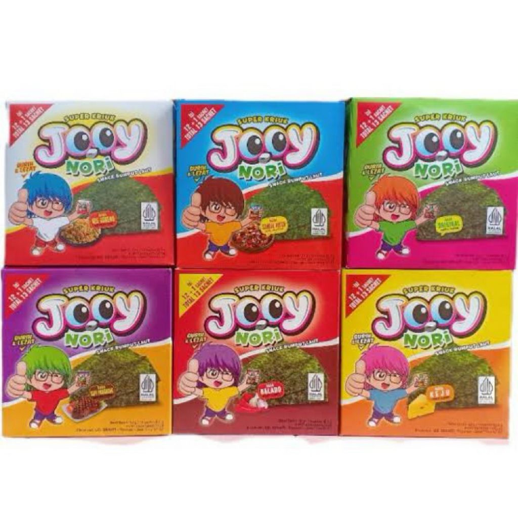 RUMPUT LAUT JOOY NORI ( 1 BOX ISI 12 PCS )
