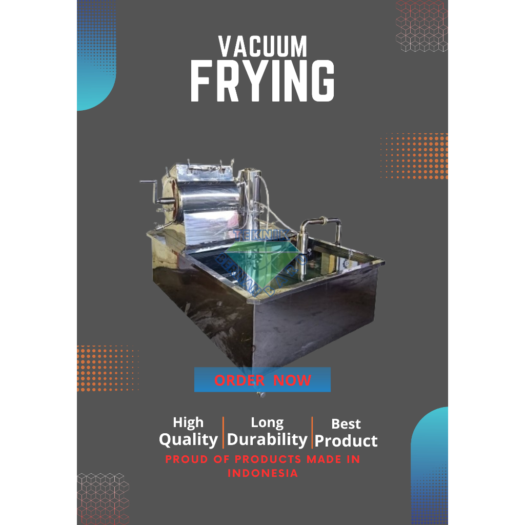 Mesin Vacuum Frying Keripik Buah Kapasitas 10 kg / proses