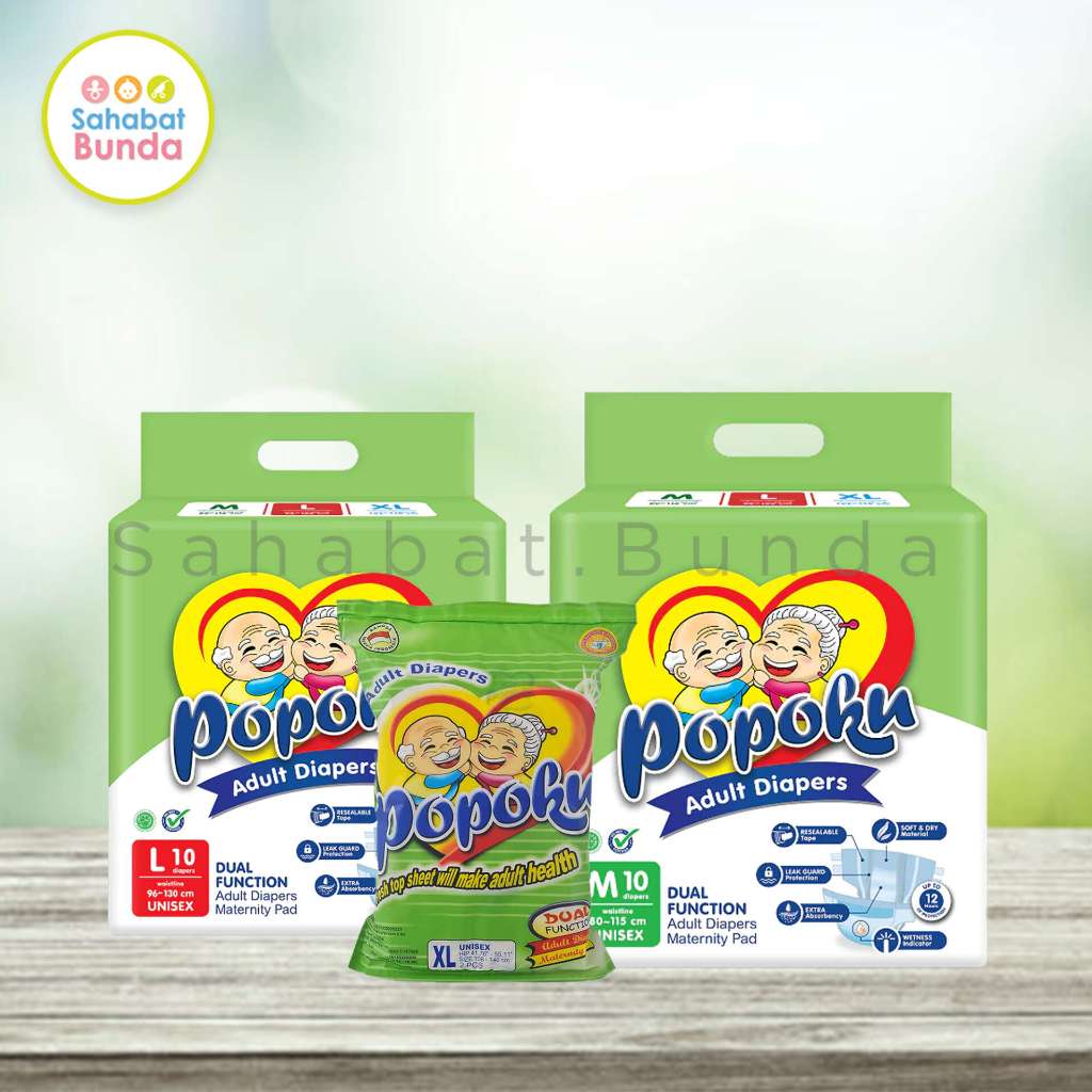 POPOKU Popok Dewasa Perekat Ukuran XL (POPOKU Adult)