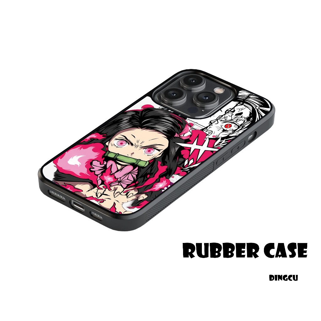 Demon Slayer Glossy Case Oppo A16 A17 A17K A39 A57 Lama A52 A72 A92 A57 A77S A53S A53 2020 Android R