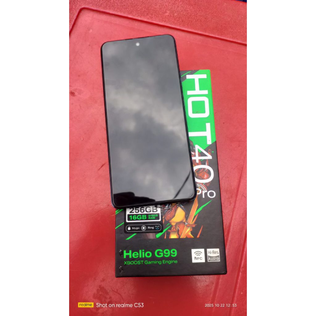 Hp Infinix hot 40 pro ram16/256