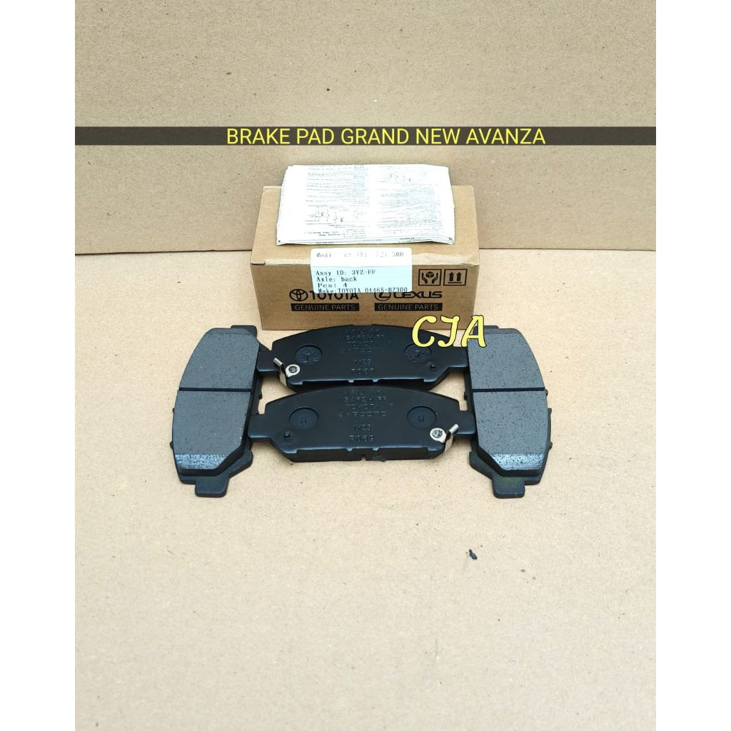 BRAKE PAD GRAND NEW AVANZA /KAMPAS REM DEPAN GRAND NEW AVANZA