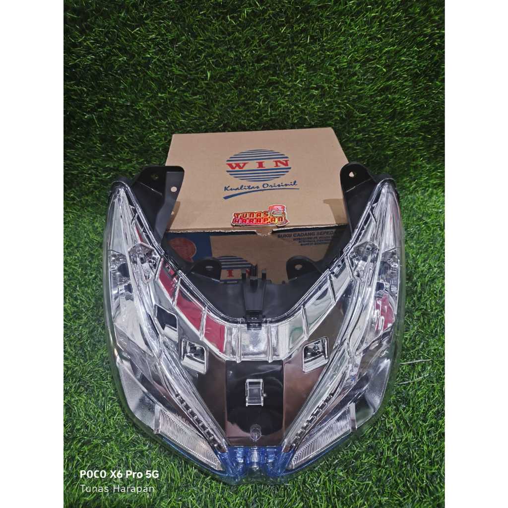 Reflektor lampu depan vario 110 fi led soket 7 Winpart