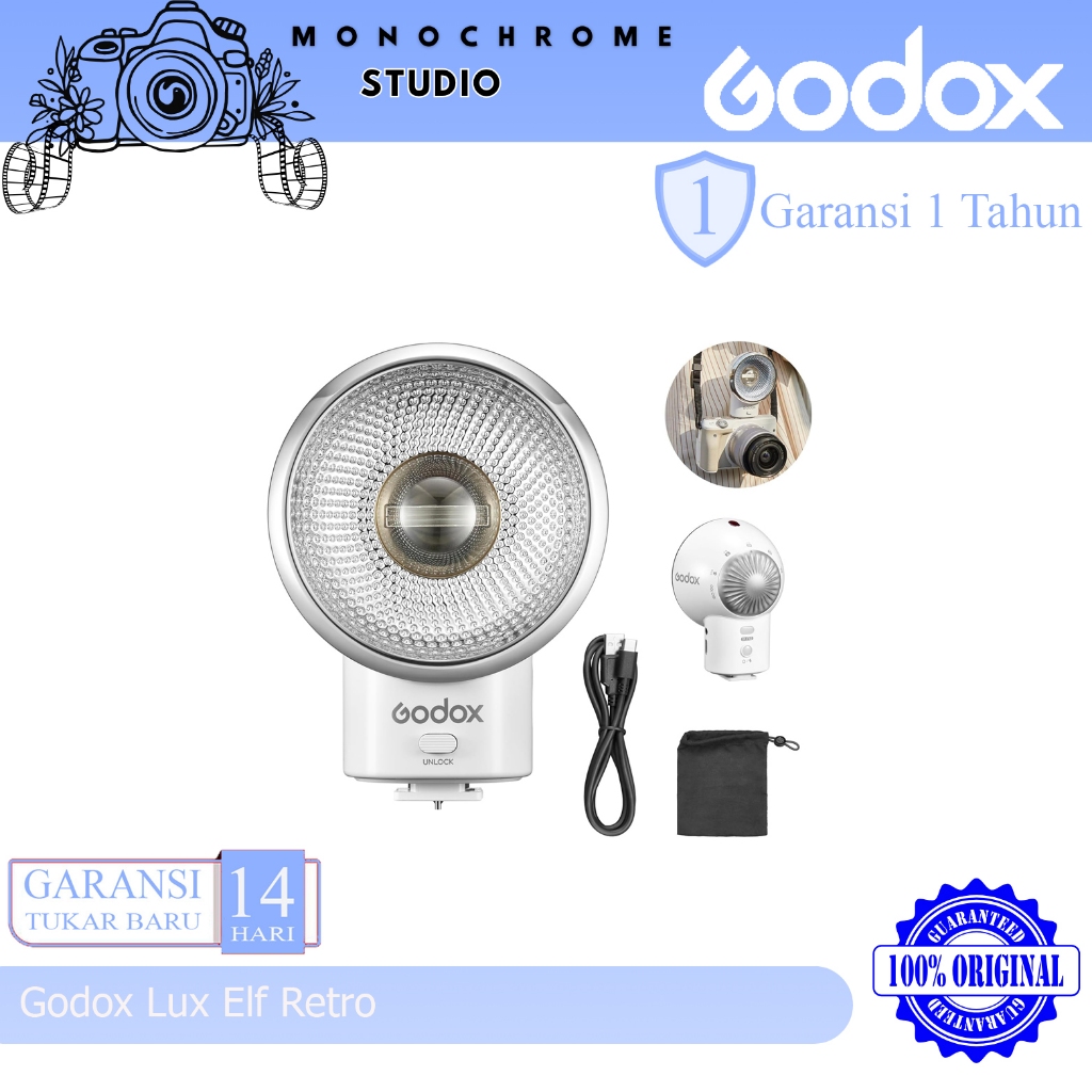 Godox Lux Elf Retro Camera Flash Godox Flash Kamera