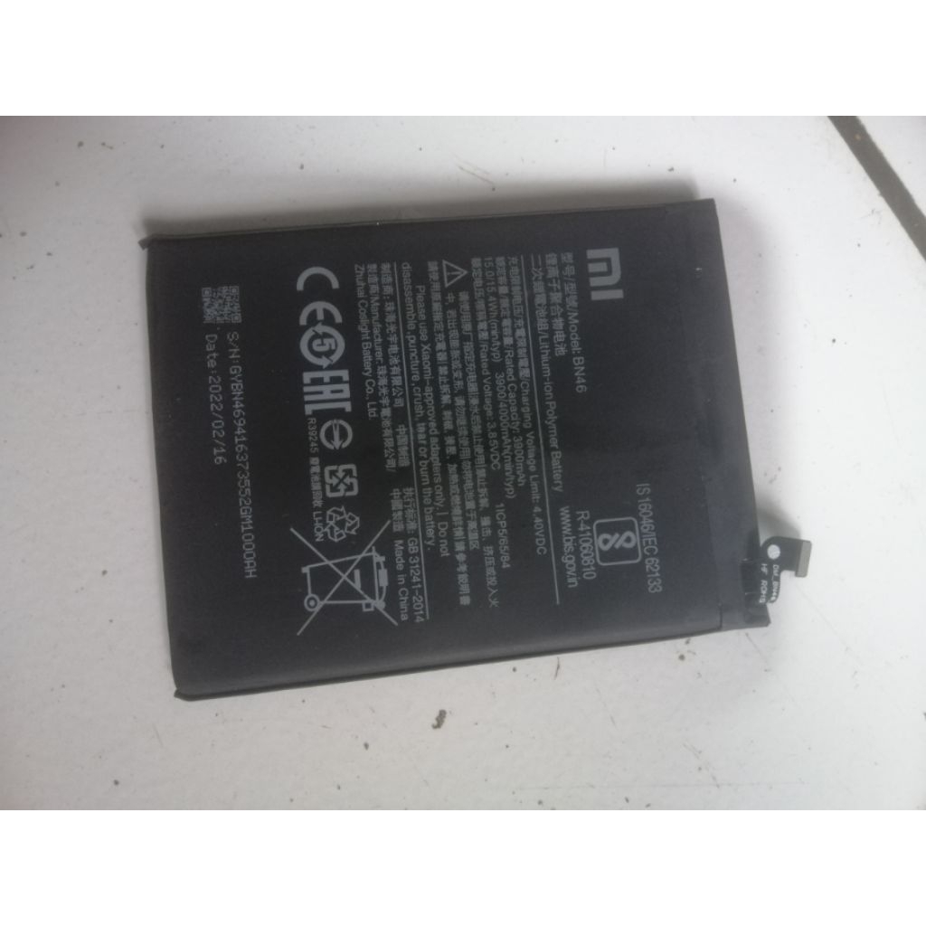 batre xiaomi note 8 ori copotan