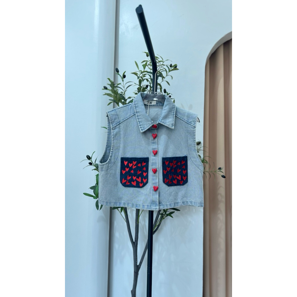 Vest Jeans Love
