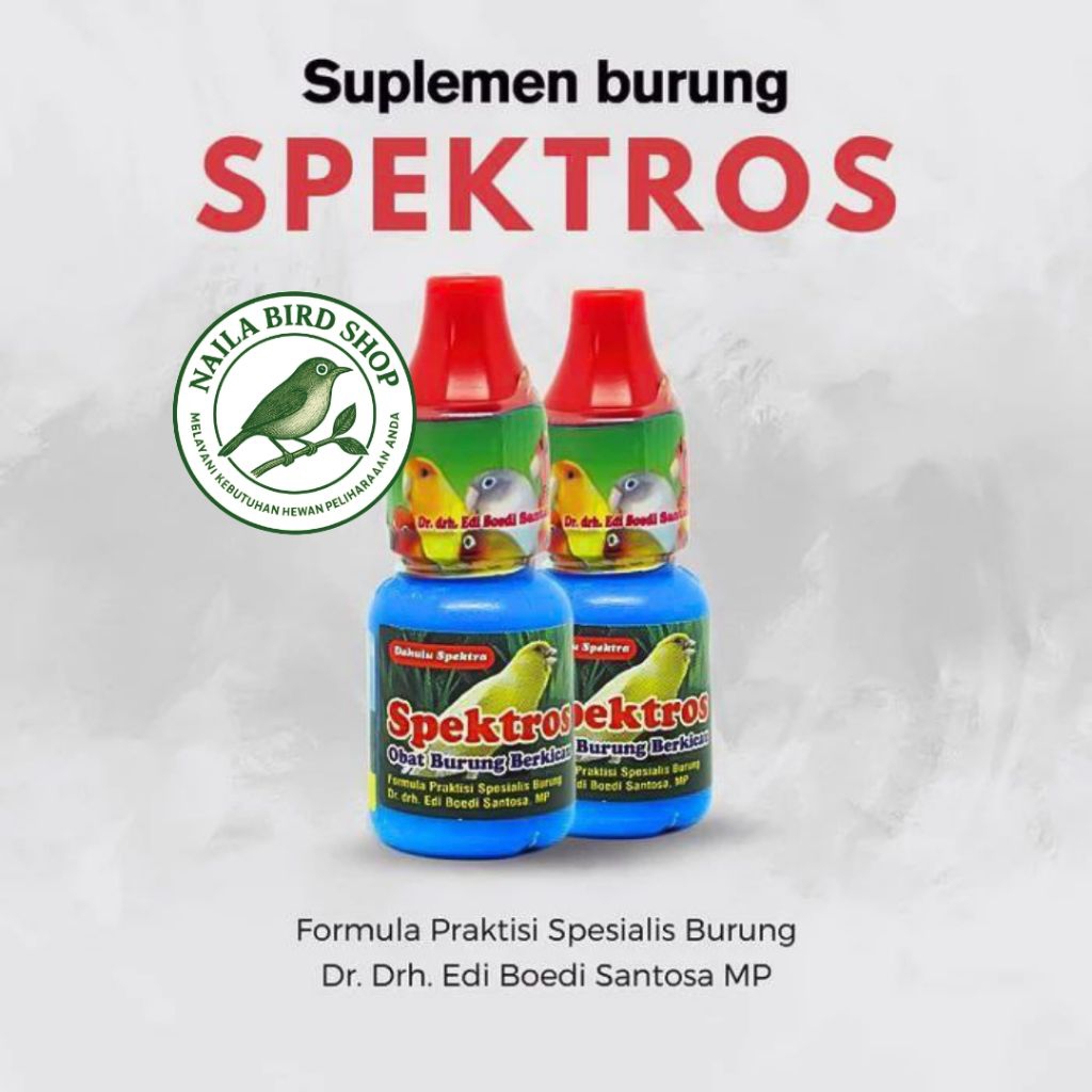 SPEKTRA OBAT BURUNG ORIGINAL DR EDI SPEKTRA KENARI DLL