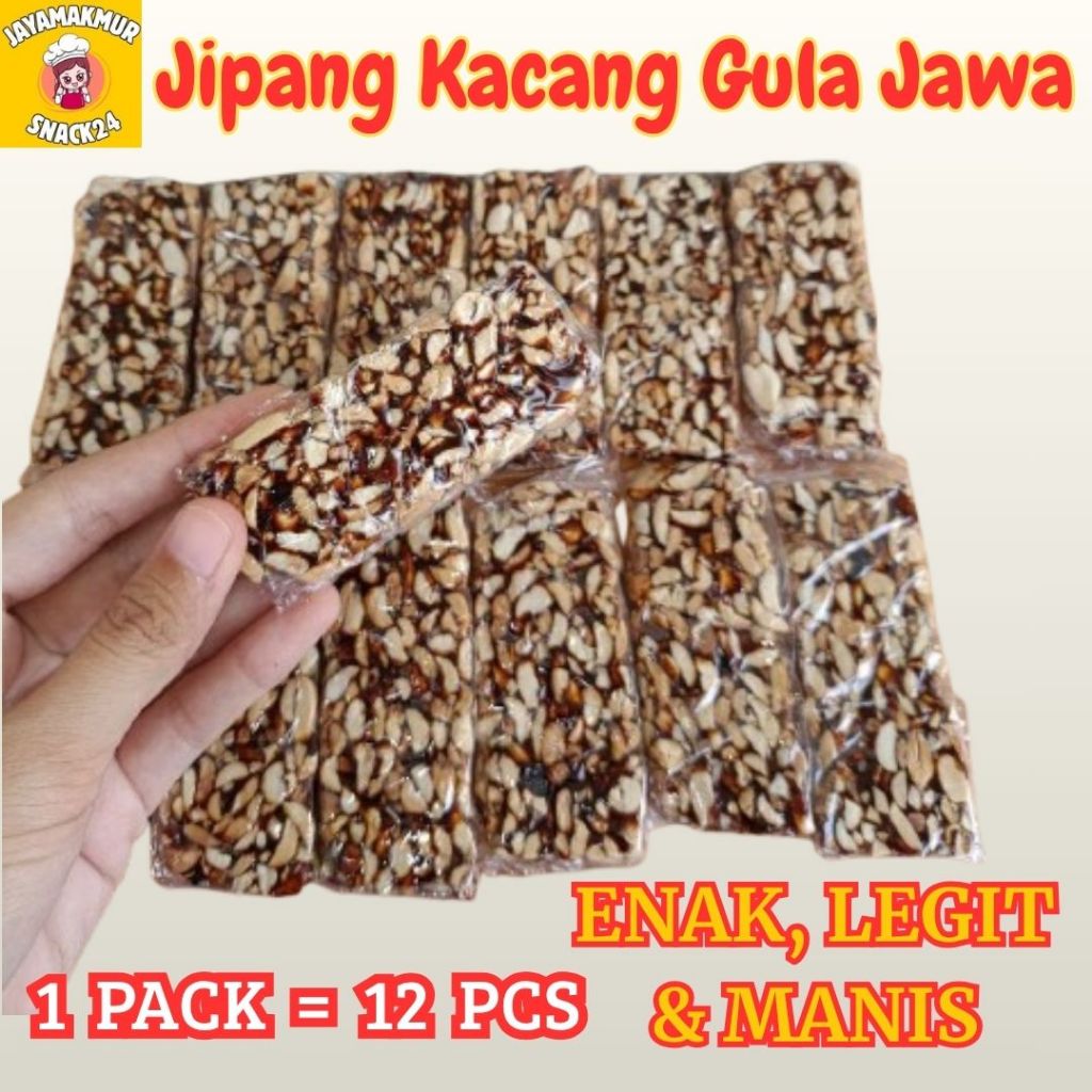 Jipang kacang 1 pack asli kebumen cemilan manis