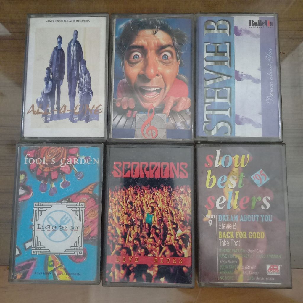 Kaset Tape Kumpulan Lagu Barat Lawas / Cassette Tape Lagu Barat / Lagu Barat Legend / Scorpion