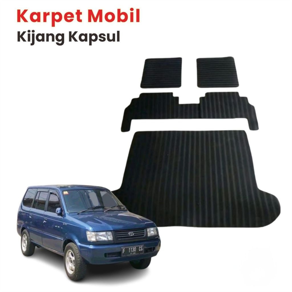 Karpet  Mobil Kijang Kapsul Fullset/Karpet lantai mobil kijang kapsul lgx/lx/sgx/sx