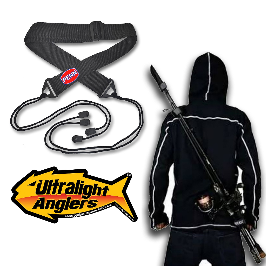 Selempang Joran Pancing Chest Strap Tali Rod Belt Tas Jigging Master Penn Aksesoris Untuk Memancing
