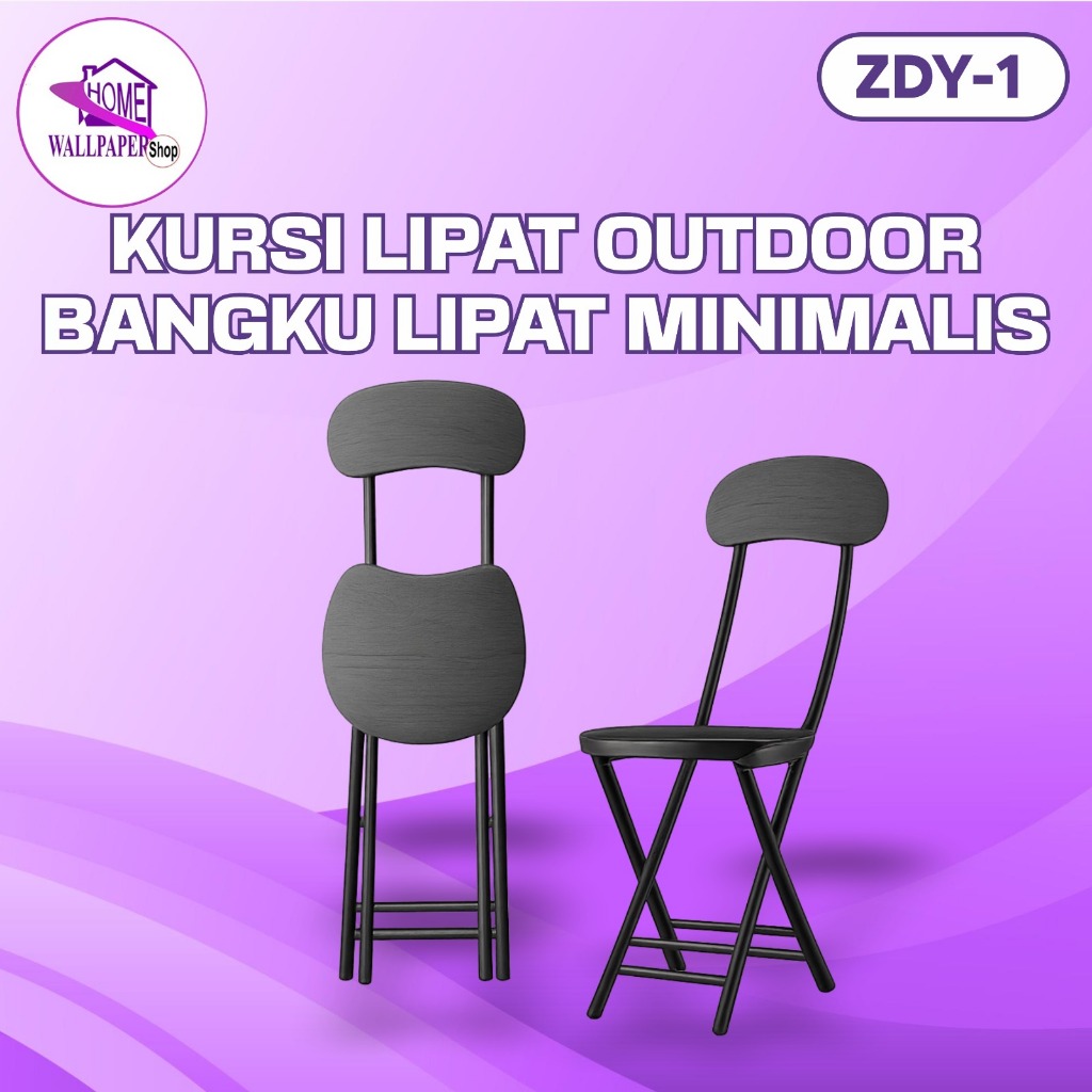 Kursi Lipat Outdoor Kursi Sholat Bangku Lipat Minimalis ZDY-1