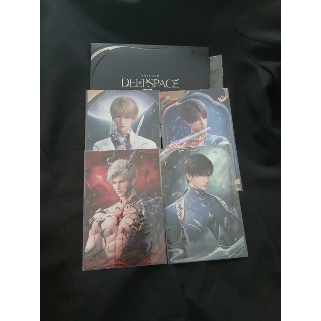 love and deepspace official big photocard myth zayne xavier rafayel sylus