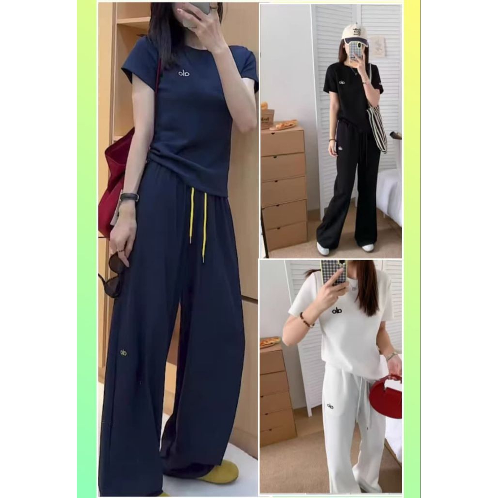 SETELAN KAOS CELANA KULOT OOTD OLAHRAGA DAN SANTAI