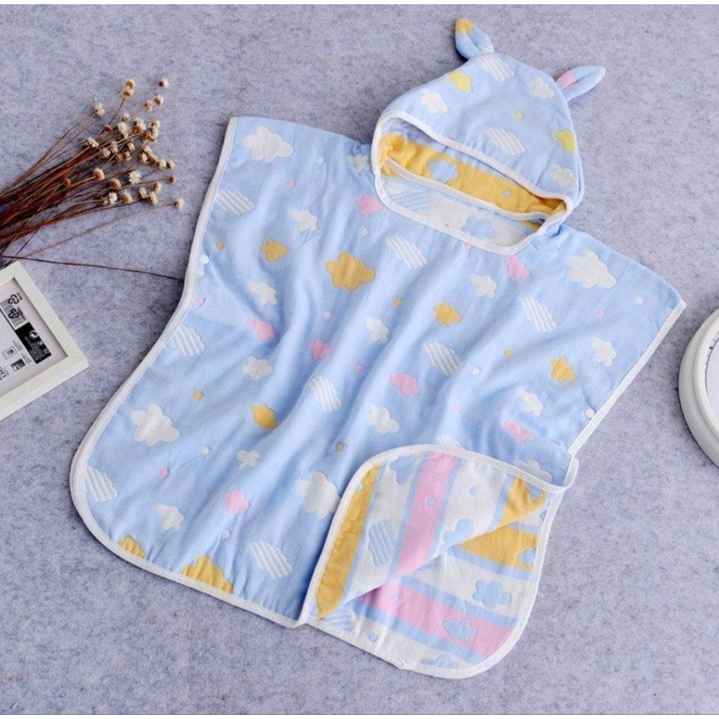PL Handuk Hoodie Jubah Mandi Anak Handuk Kimono Anak
