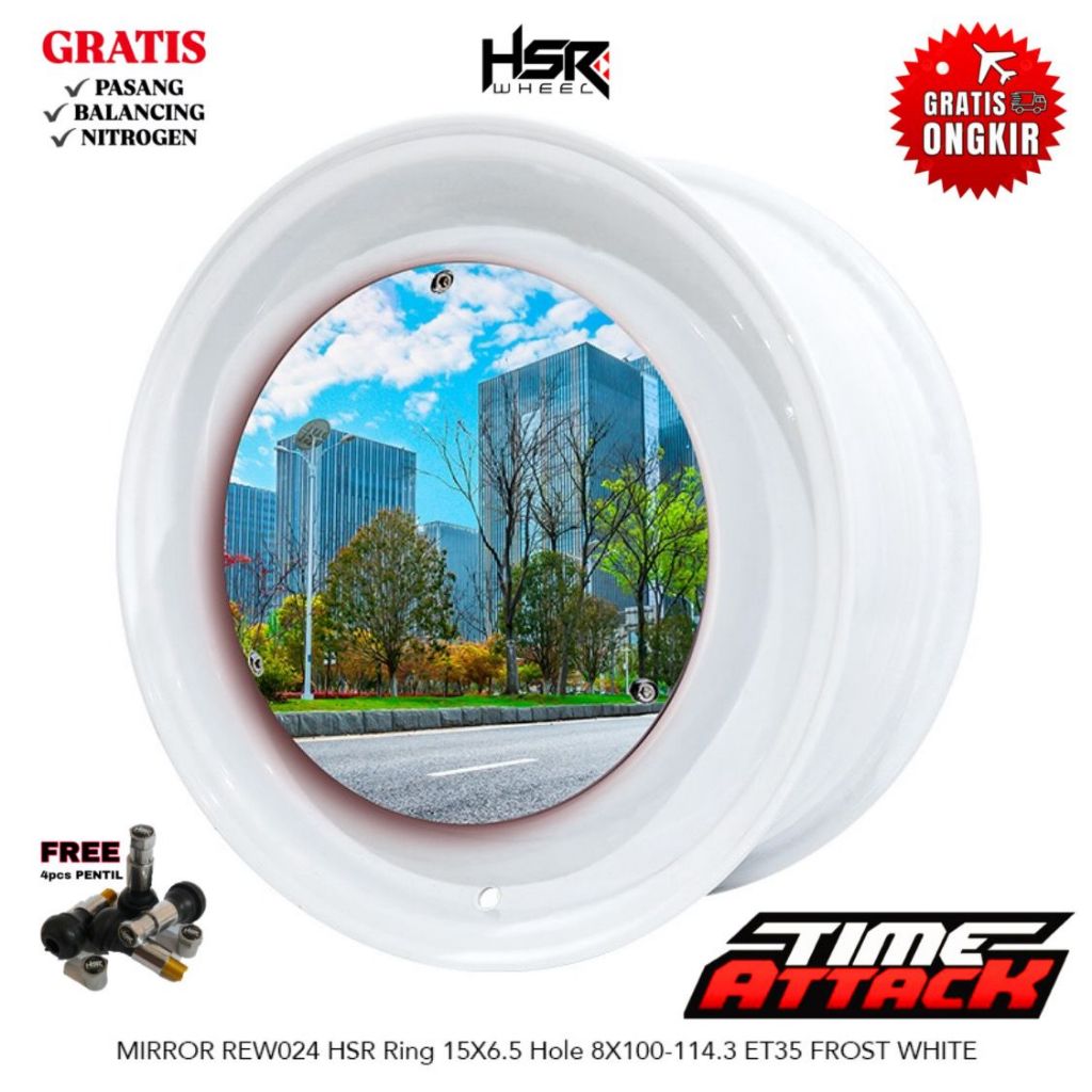 Velg Mobil Corolla Ring 15 Hsr Wheel Tipe Mirror Velg Hsr R15