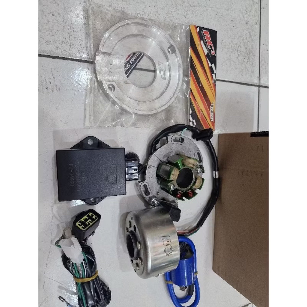 Magnet YZ pengapian RC3 YAMAHA RXKING RX KING RC 3.Lampu nyala.Komplit plandes plendes plenes duduka