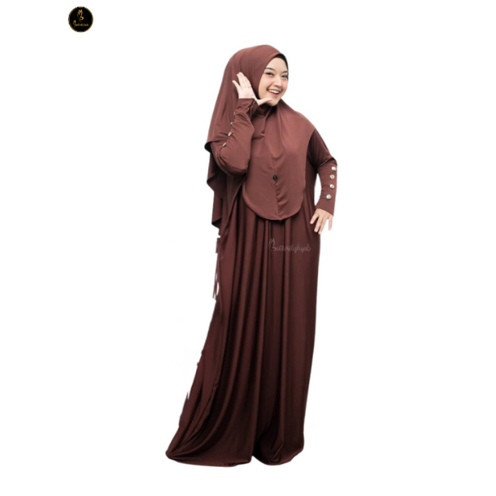 Butterfly Hijab - Abaya Diandra | Dress Dan Set Baju Muslimah (Set Abaya + Hijab + Inner)