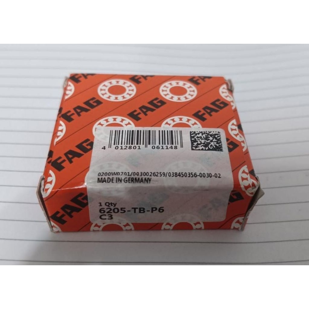 BEARING HIGH SPEED 6205 TB P6 C3 FAG