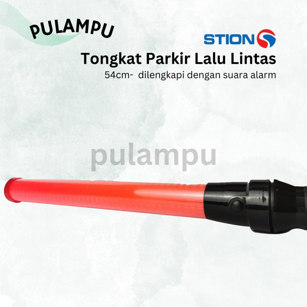 Senter Parkir | Tongkat Parkir Lalin Stik Parkir 54cm | Senter Lalu Lintas | Stik Polis | Senter Par
