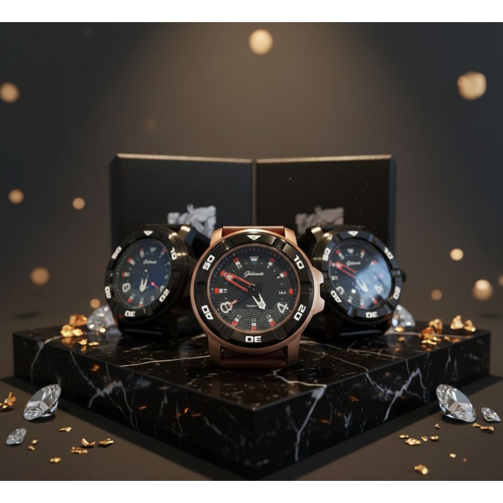 Jam Tangan Goldsmith Time 8044 LTHR