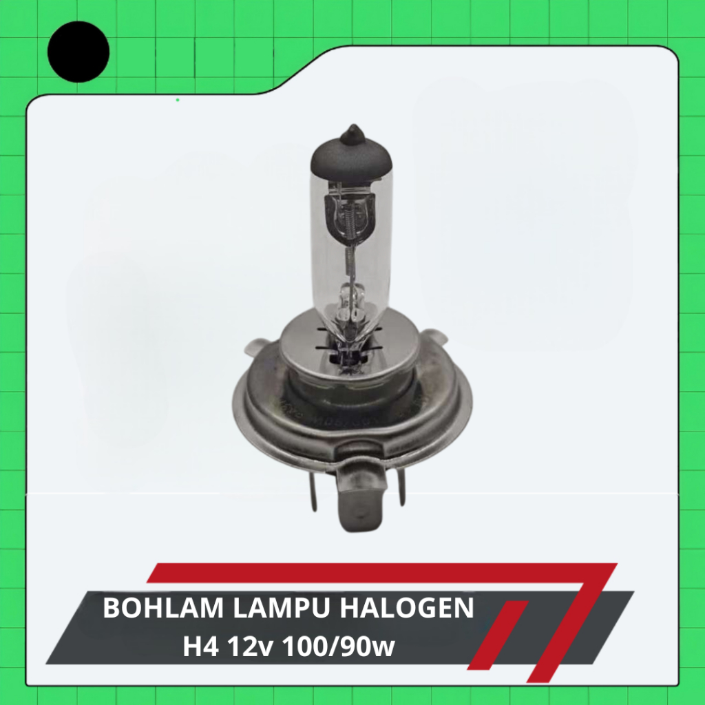 BOHLAM LAMPU HALOGEN H4 12v 100/90w
