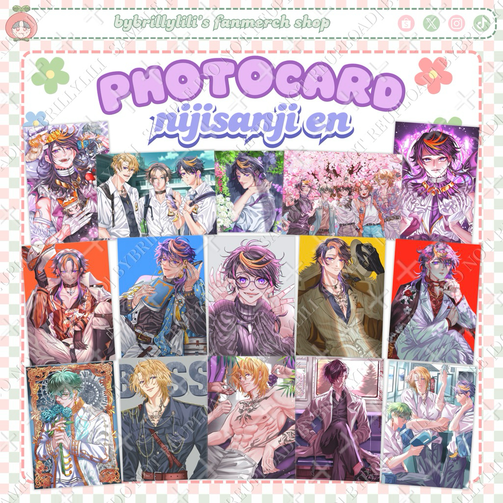 Nijisanji EN Boys Photocard | Luxiem & Xsoleil