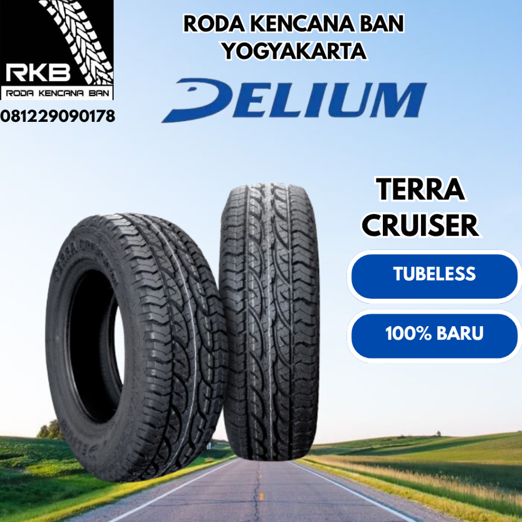 Ban Mobil Delium Terra Cruiser AT Ukuran 205/70 R15 Ban Mobil CRV Katana Taruna  Semi Offroad
