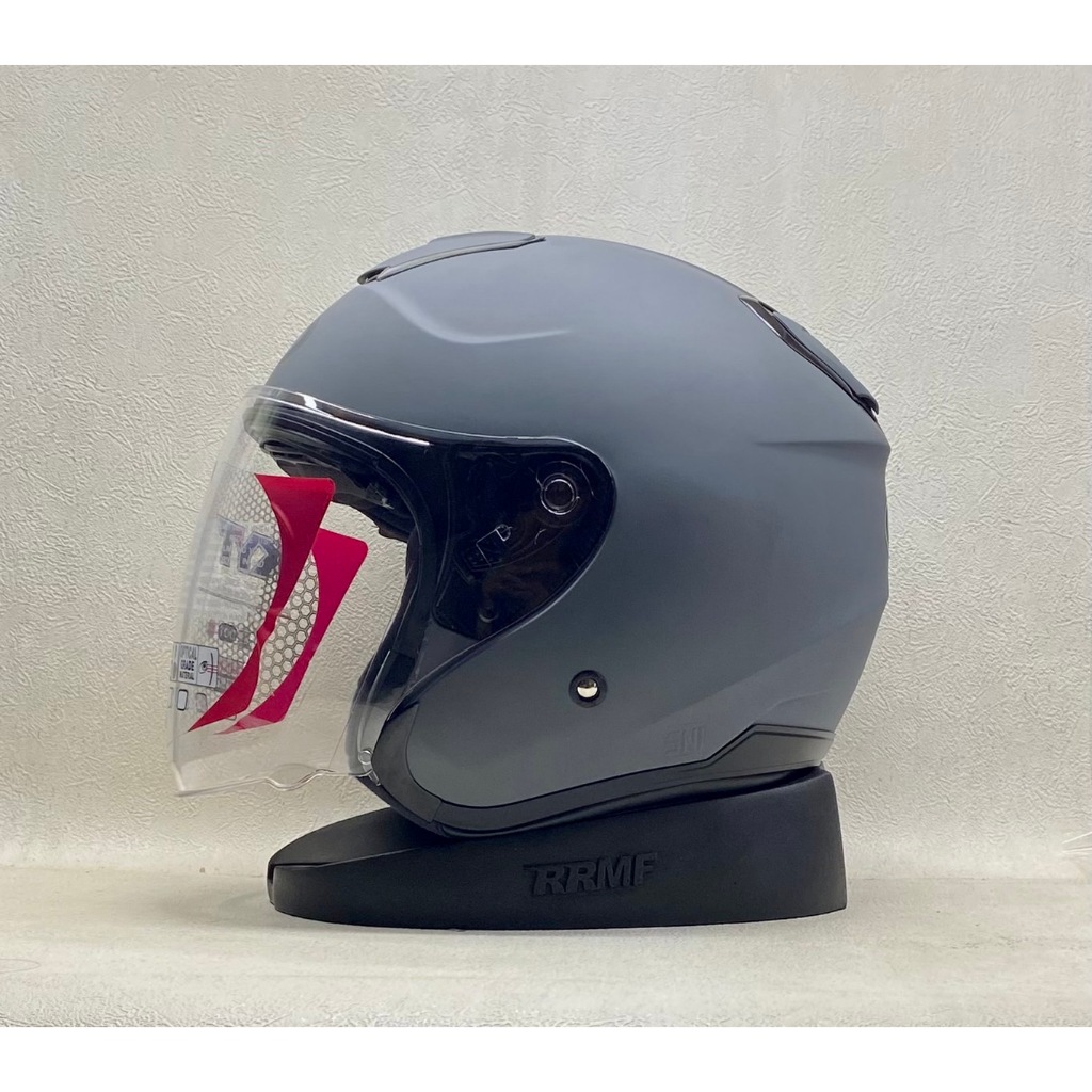 HELM HALF FACE KYT KYOTO ALL WARNA KACA BENING - HELM KYT ORI SNI UNTUK DEWASA COWOK DAN CEWEK TERMU