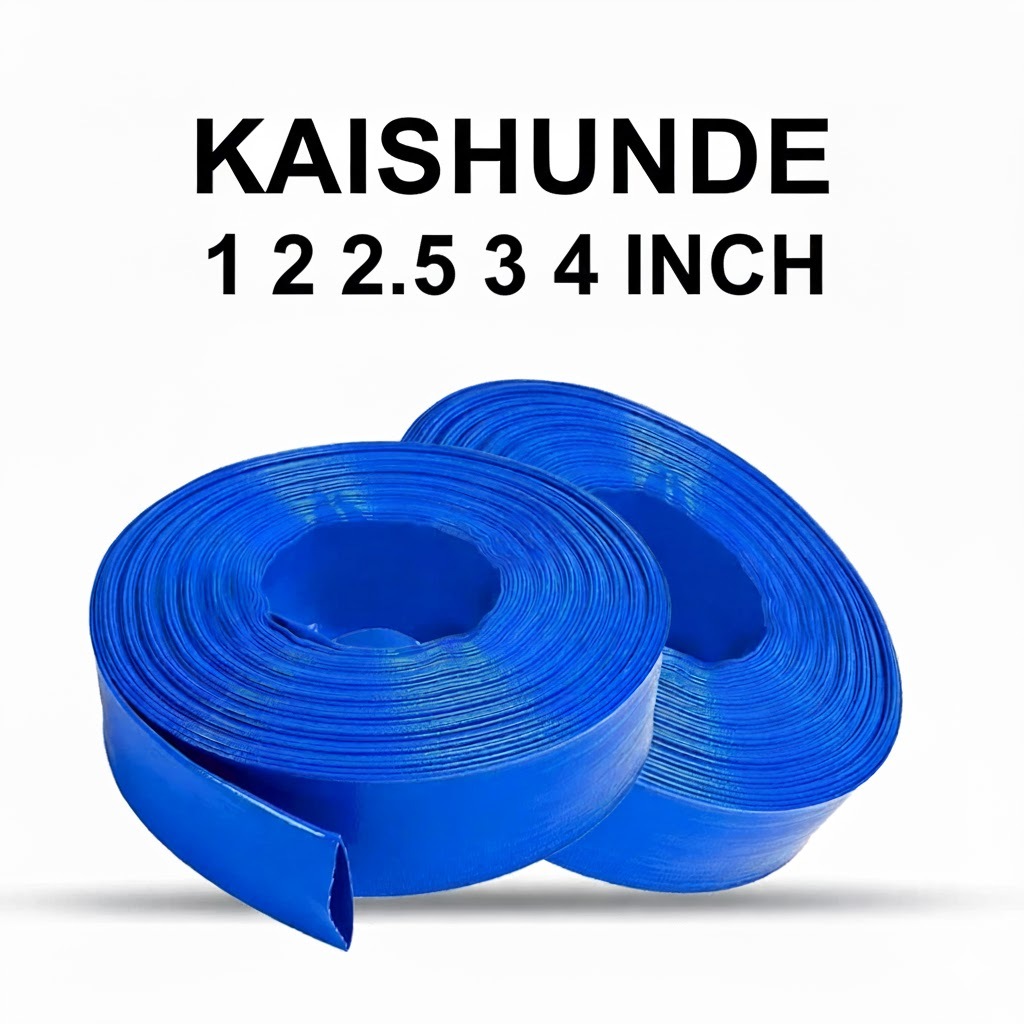 Kaishunde SELANG DRIP IRIGASI SELANG 1,2,2.5,3,4, INCH 50 METER SELANG PENGAIRAN PERKEBUNAN PERSAWAH