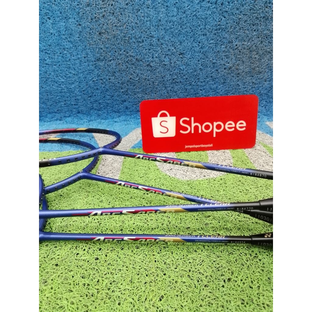 RAKET BADMINTON YONEX ARCSABER 1 CLEAR (SUNRISE)