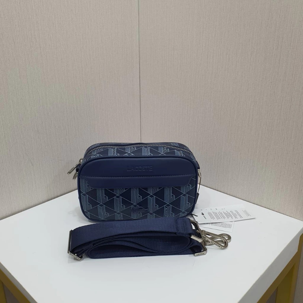 Tas Slempang dan Bahu Pria 4 warna black blue grey green (20X6X12)