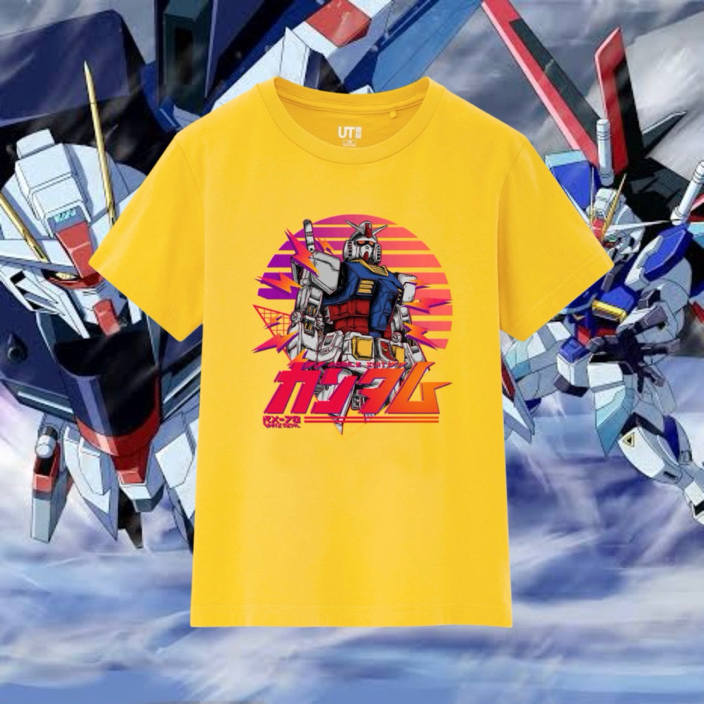 KAOS ANAK KARAKTER WHITE DEVIL “MOBILE SUIT GUNDAM”