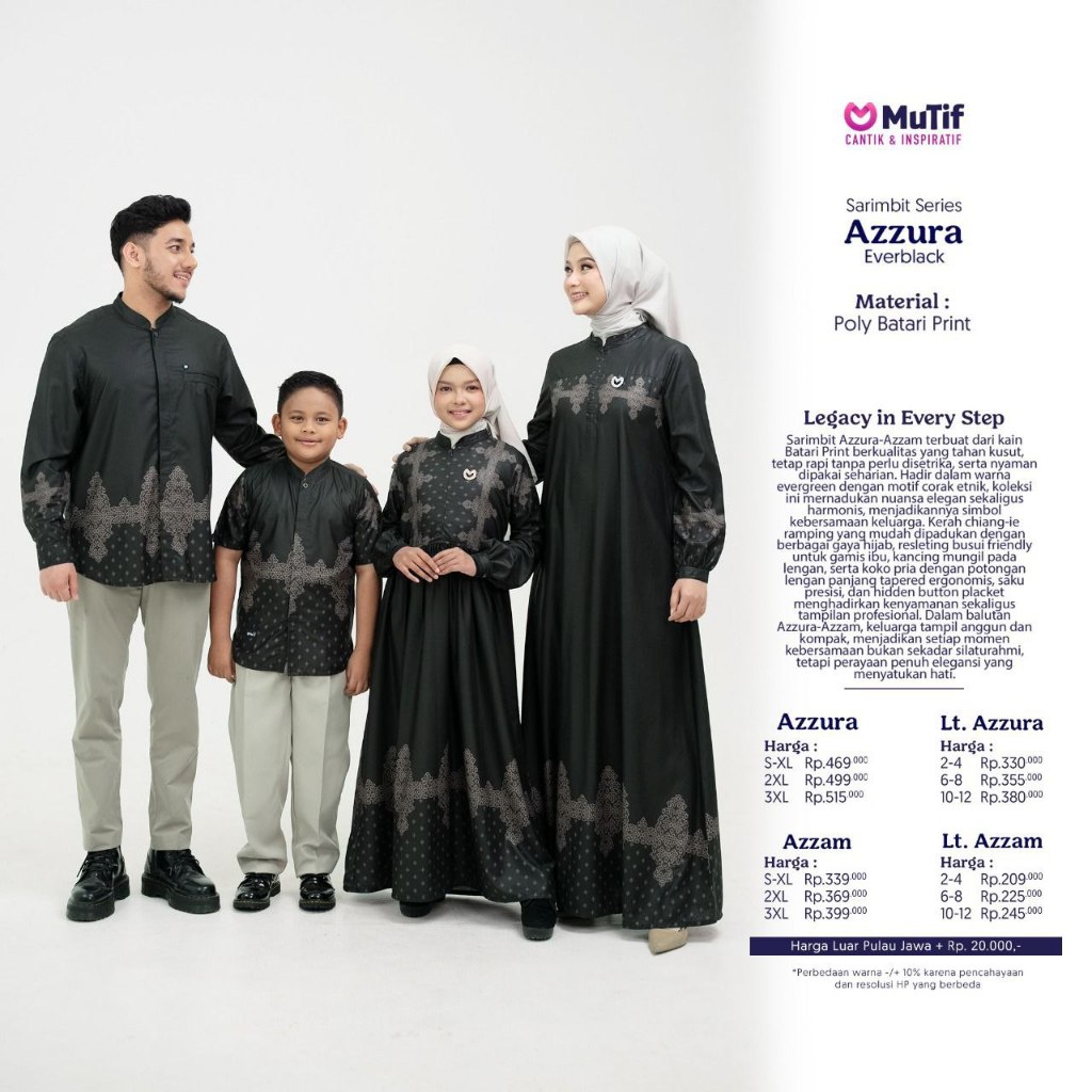 MUTIF- SARIMBIT AZZURA SERIES SARIMBIT MUTIF TERBARU 2026