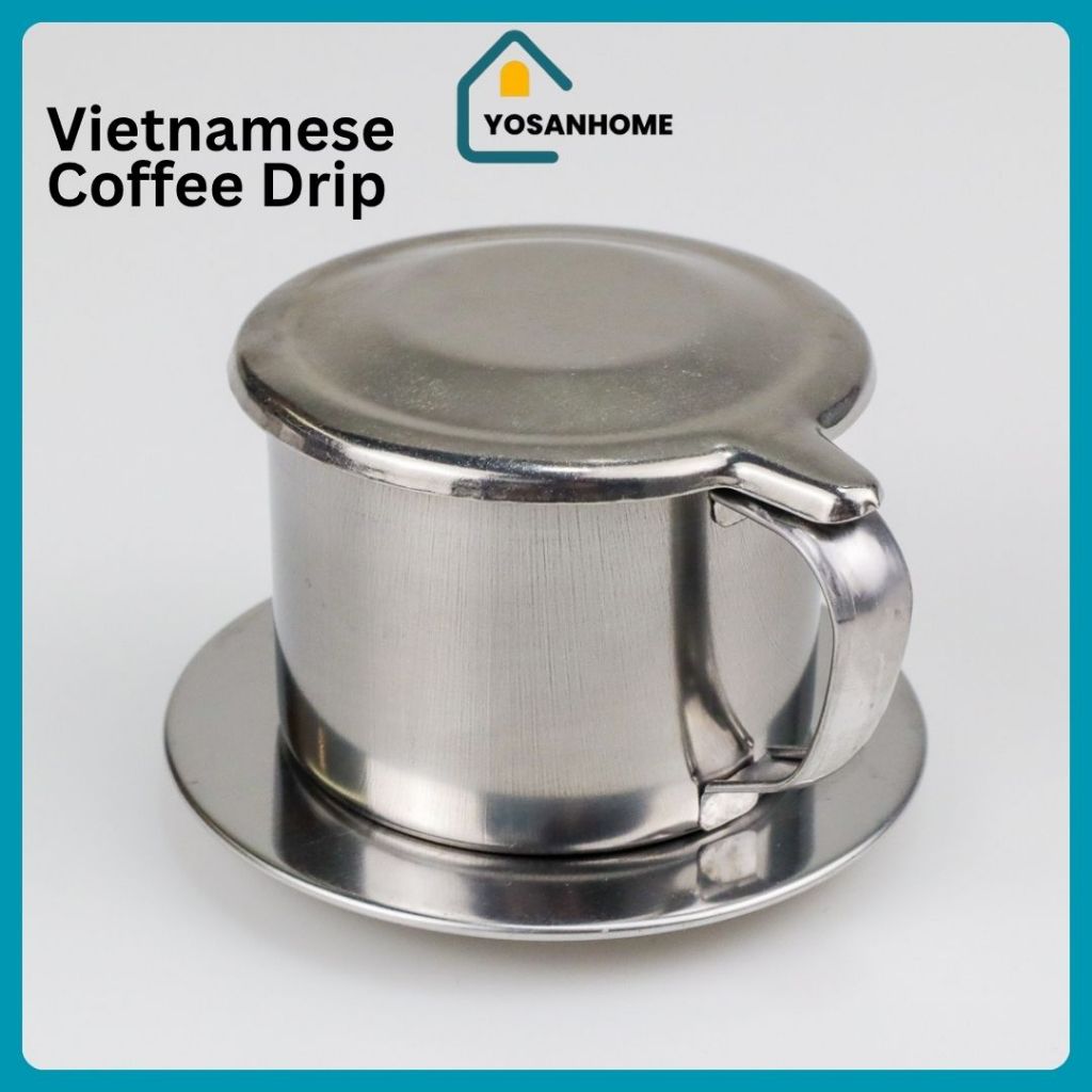 Vietnam Drip Coffee Filter Pot Saringan Kopi 180ml Saringan Filter Kopi Drip Vietnam Stainless Steel