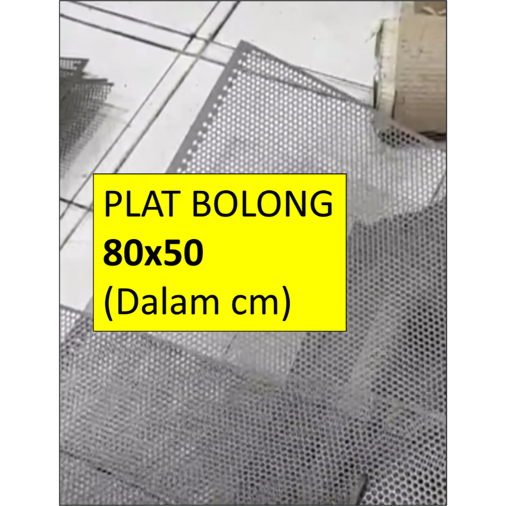 Plat Ram Lubang - 80x50 cm - Ram Sound - Plat Sound - Grill Sound - Plat Lubang - Plat Speaker - Ram