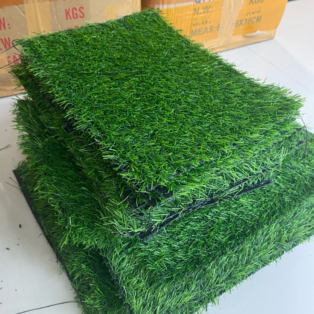 Rumput Sintetis Swiss Tebal 20mm Rumput Aksesoris Hantaran Pernikahan Harga Satuan