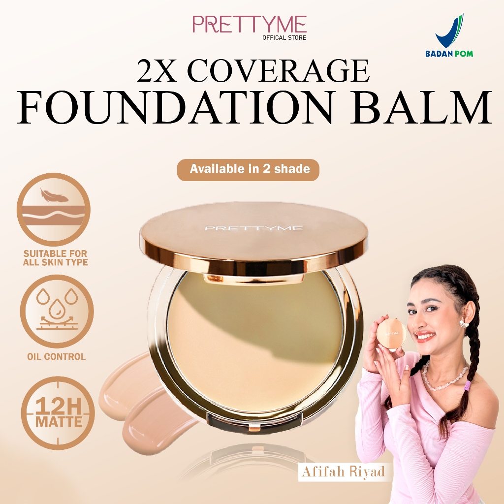 PRETTYME Foundition balm compact foundation liquid foundation solid foundation balm foundation base makeup Waterproof moisturizing concealing cream cover-up