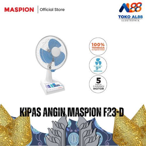 Maspion Kipas Angin Meja Desk Fan 9 Inch F-23 D