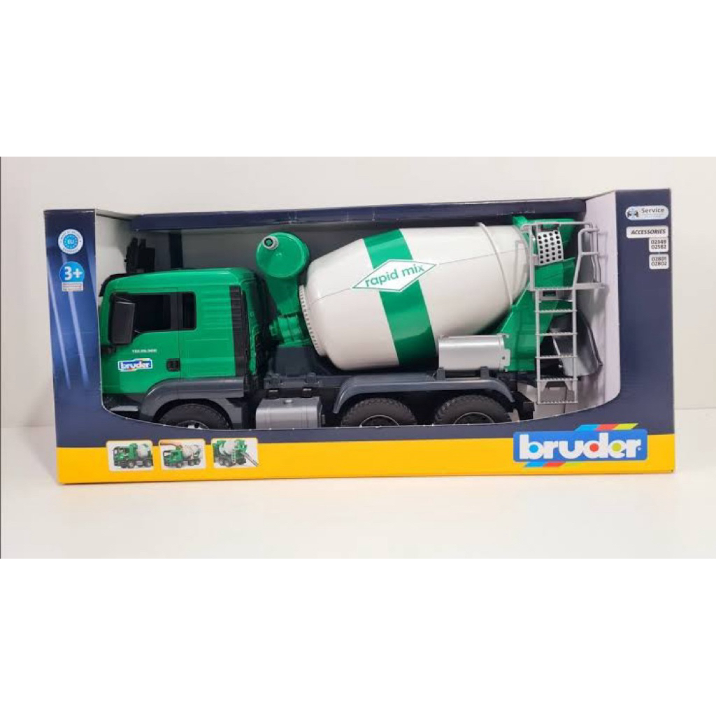 bruder 2739 man TGS Mixer truck / mainan truck