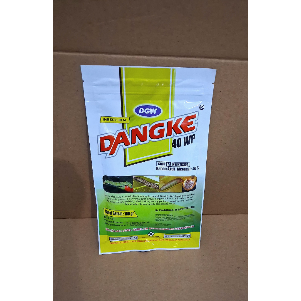 Insektisida DANGKE 40wp bahan aktif : Metomil 40%