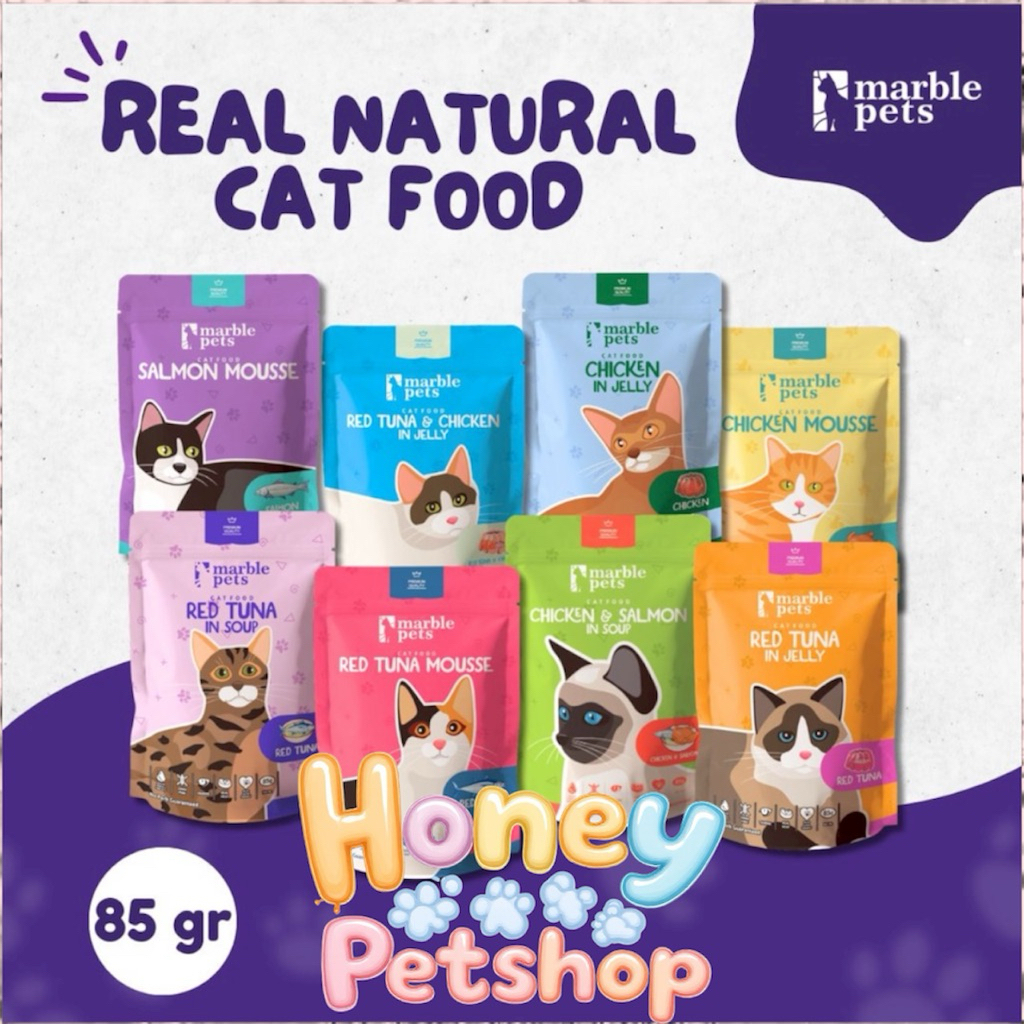 MARBLE PETS POUCH 85g WET FOOD CAT ALL LIFE STAGES