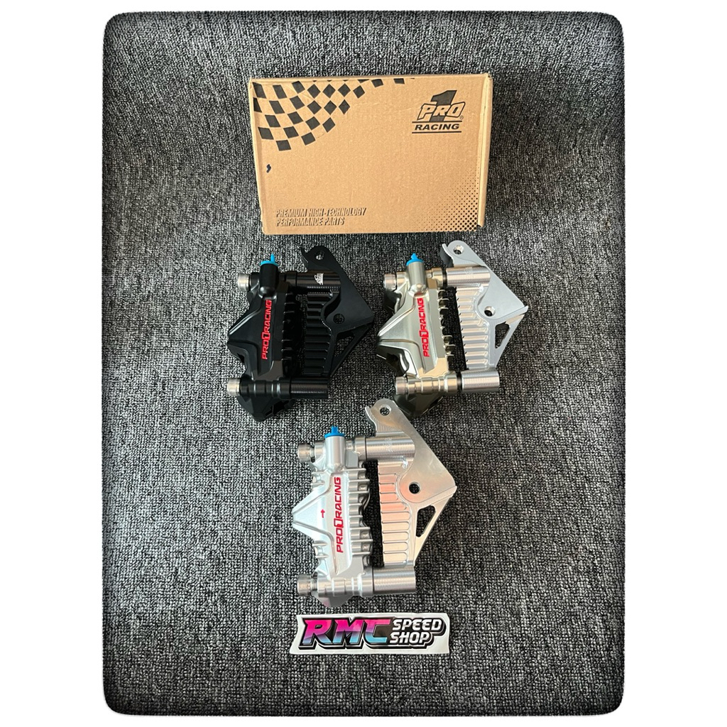 Paket Kaliper pro1 racing 4piston Rx king new ukuran 300mm original