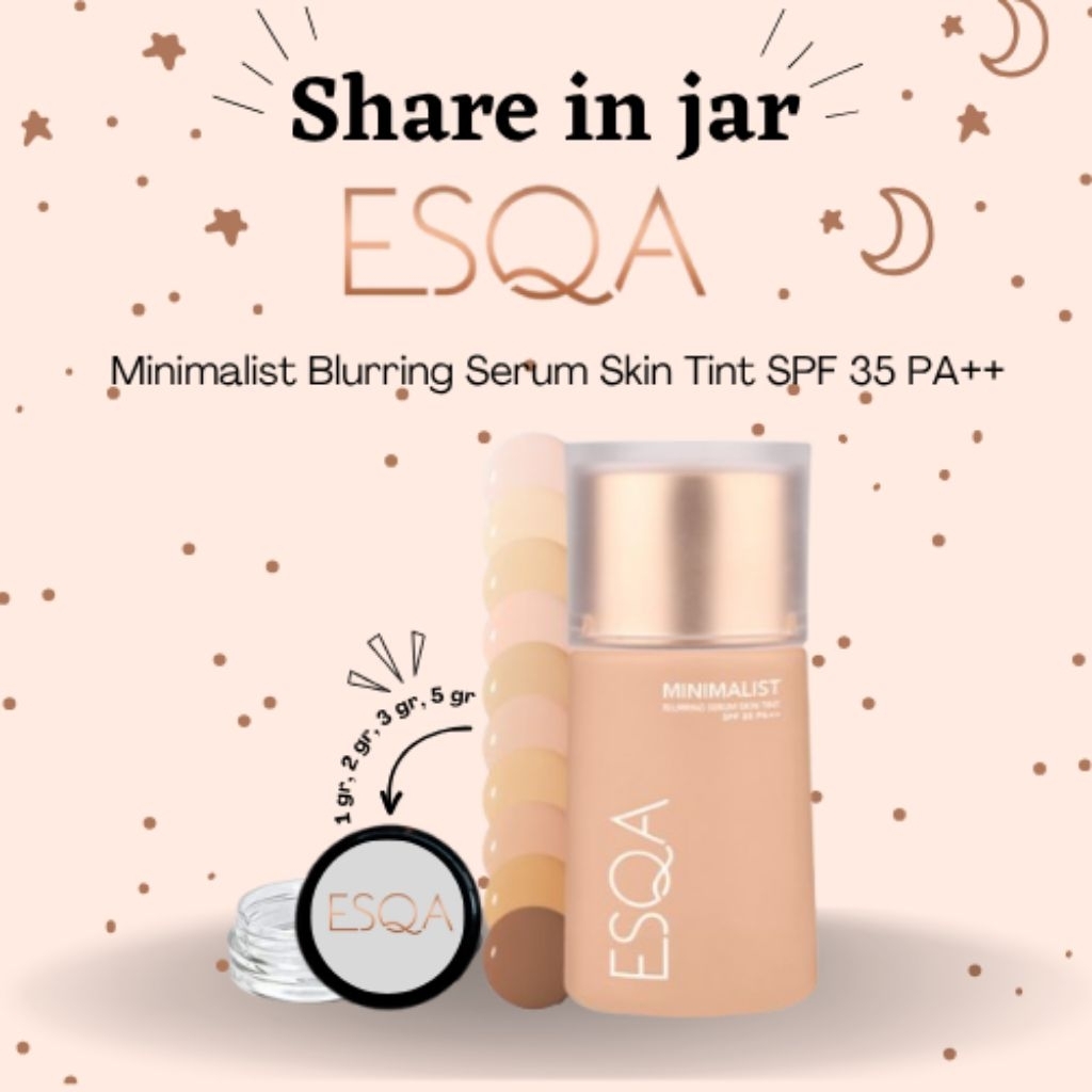 [Share In Jar] Minimalist Blurring Serum Skin Tint