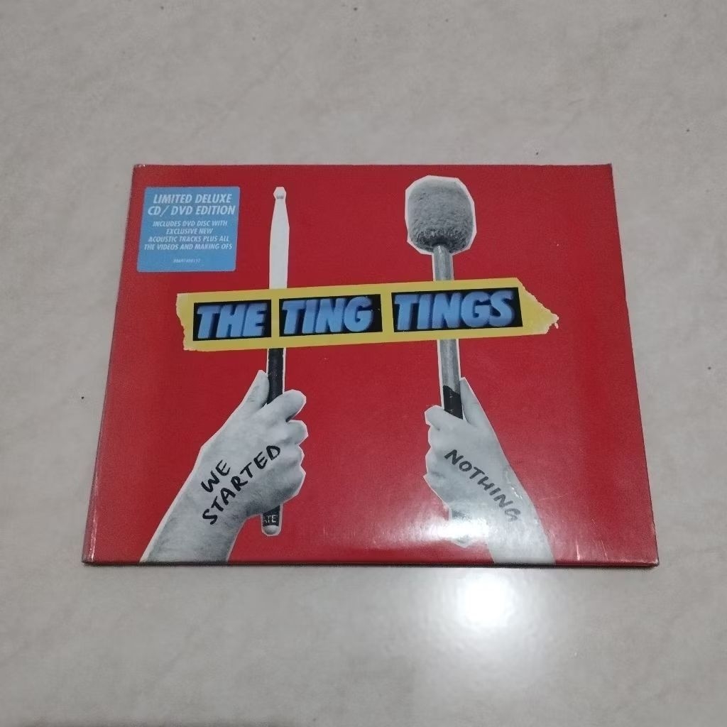THE TING TINGS WE STARTED NOTHING DELUXE EDITION CD DVD