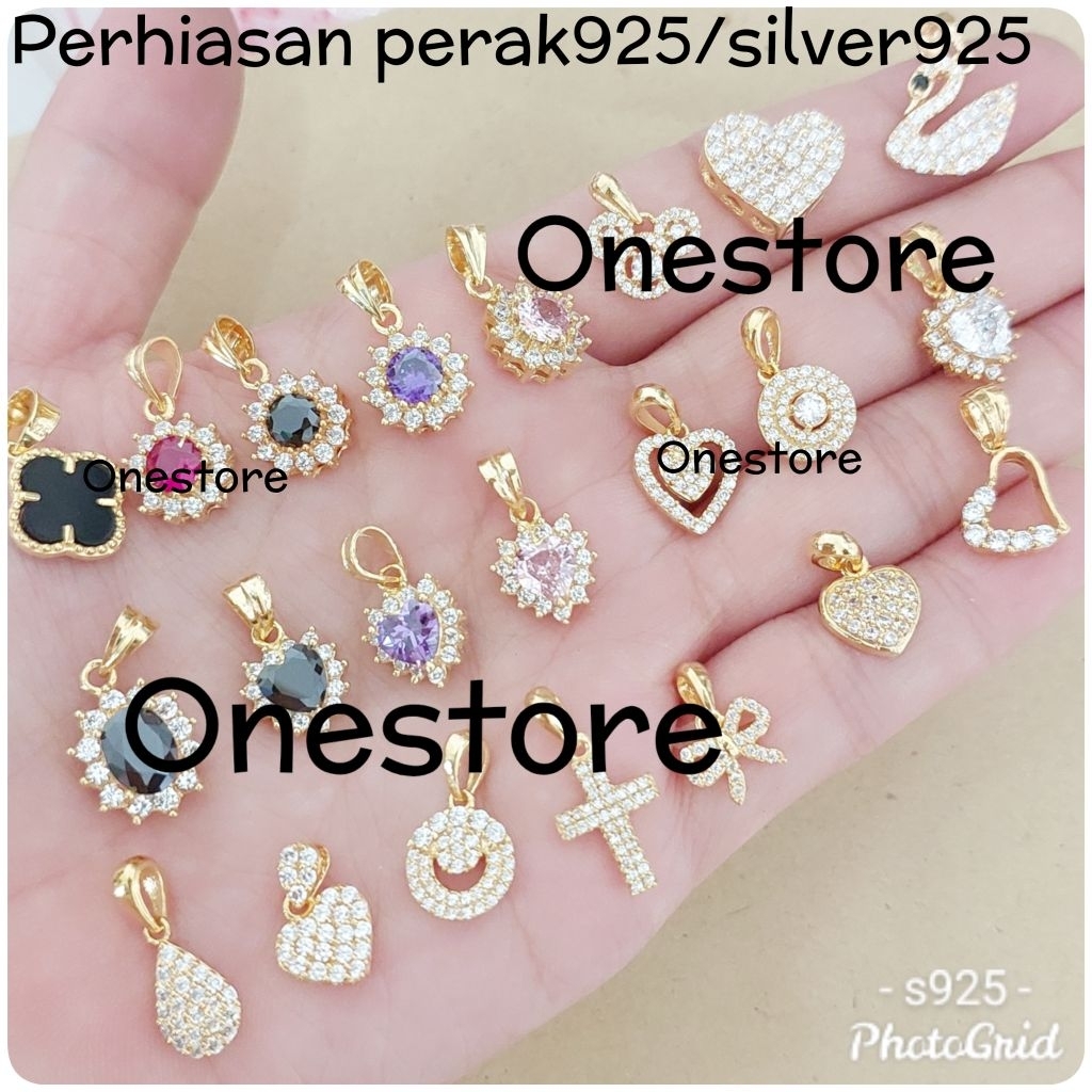 LIONTIN KUNING/GOLD PERAK ASLI LAPIS KUNING LTGBgOLD