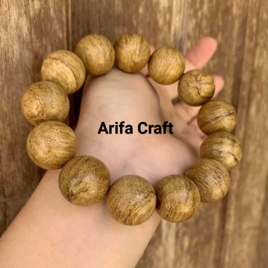 Gelang Kayu Gaharu Aquilaria Papua Asli 18mm