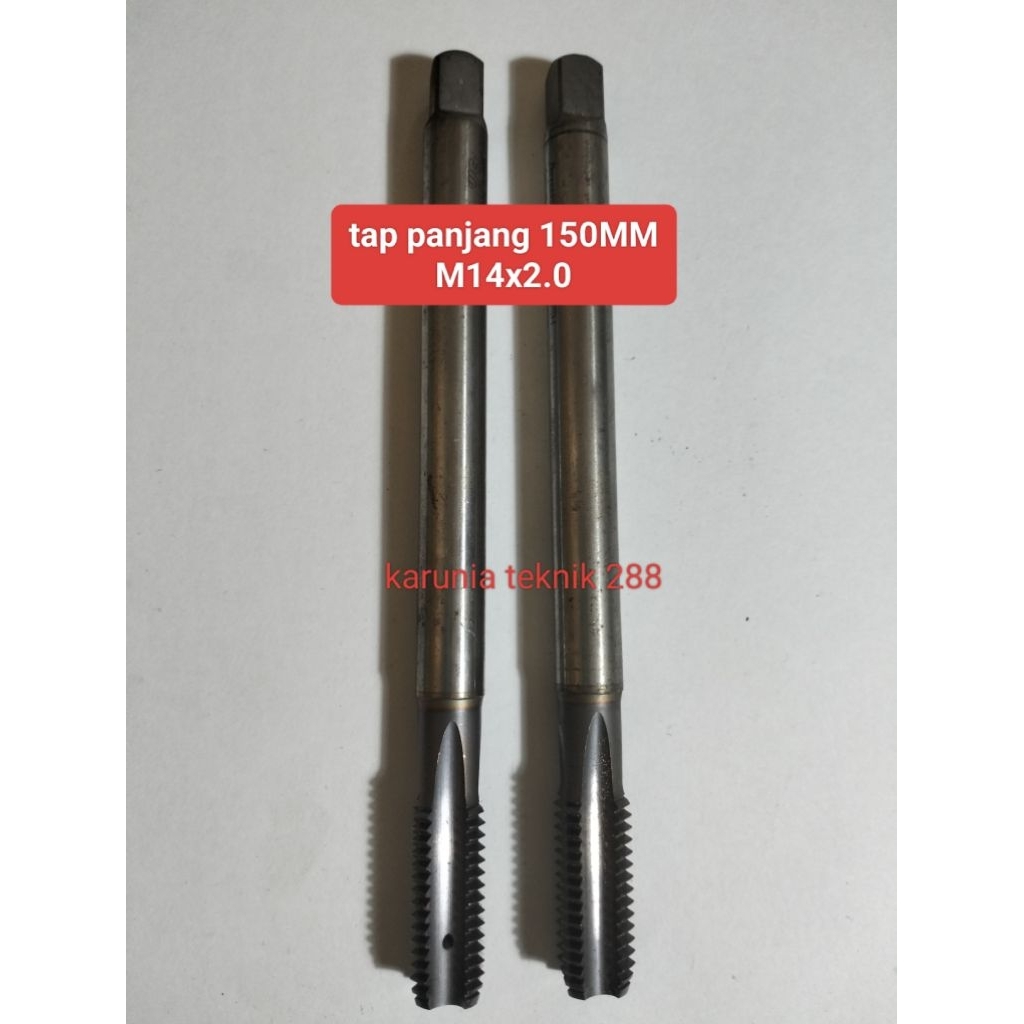 handtap tap baut 19 drat kasar m14x2.0 panjang 150mm