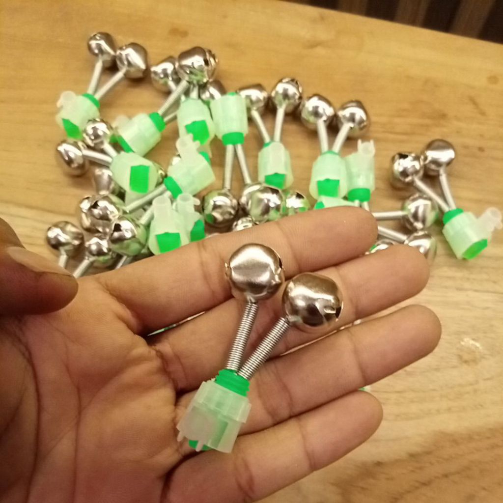 lonceng joran pancing krincingan joran pancing DOUBEL lonceng